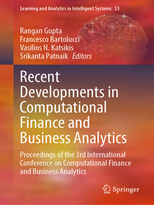 cover image of Recent Developments in Computational Finance and Business Analytics